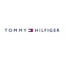 Tommy Hilfiger Uhrenarmband TH679300803 Leder Schwarz 24mm + grauen nähte
